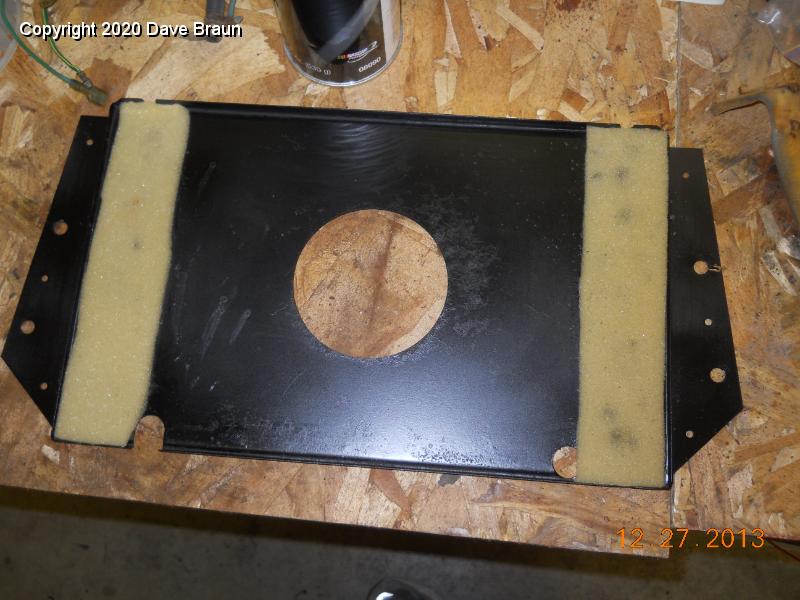 Spitfire1974/Restoration/Heater/Foam in heater box cover